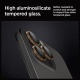 Spigen iPhone 16 Pro/Pro Max/17 Pro/Pro Max Kamerabeskytter GLAS.tR EZ Fit Optik Pro 2-pakning Desert Titanium