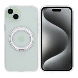 iPhone 15 Plus Deksel Roterbart Stativ Transparent