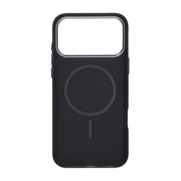 iPhone 17 Pro Max Deksel Aramidfiber MagSafe Svart