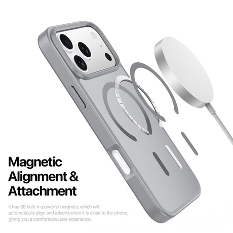 Dux Ducis iPhone 17 Pro Max/iPhone 18 Pro Max Deksel Yind Series MagSafe Grå