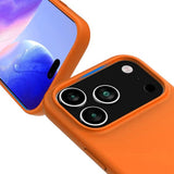 Rvelon iPhone 17 Pro Deksel Silikon MagSafe Oransje