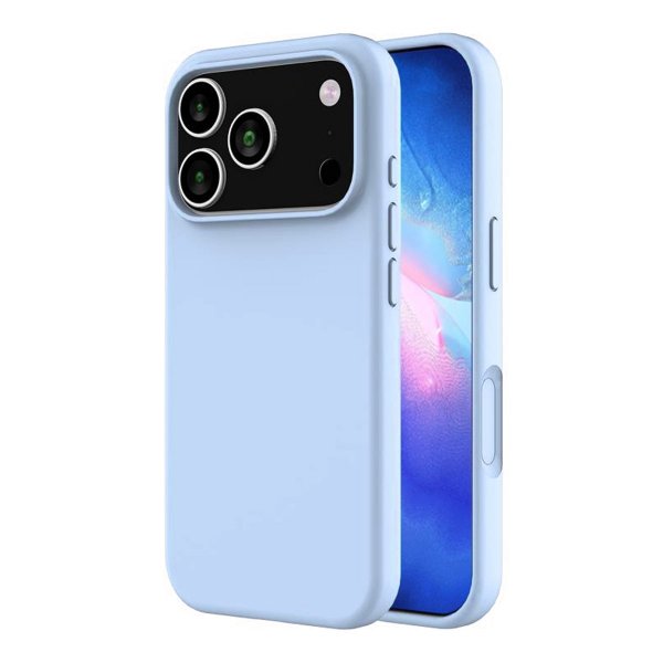 Rvelon iPhone 17 Pro Max Deksel Silikon MagSafe Blå