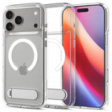 Spigen iPhone 17 Pro Deksel Ultra Hybrid S MagFit Clear White