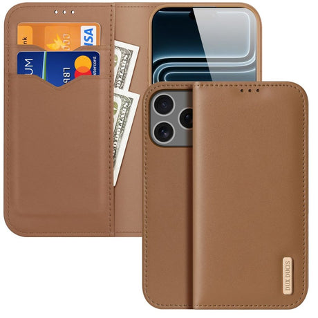 Dux Ducis iPhone 17 Pro Max/iPhone 18 Pro Max Etui Hivo Series Brun