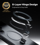 Torras Samsung Galaxy S26 Ultra Deksel Ostand Q3 Spin Obsidian Black