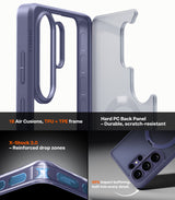 Torras Samsung Galaxy S26 Ultra Deksel Ostand Q3 Spin Violet Surge