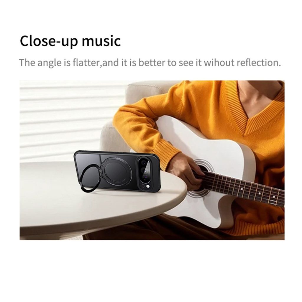 Google Pixel 11 Pro XL Deksel MagSafe ring Svart