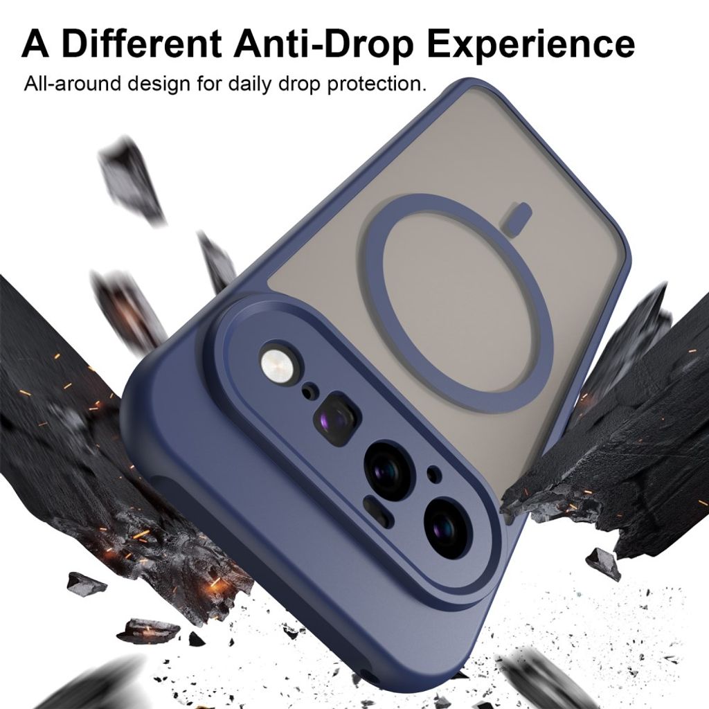 Google Pixel 11 Deksel Frosted MagSafe Blå