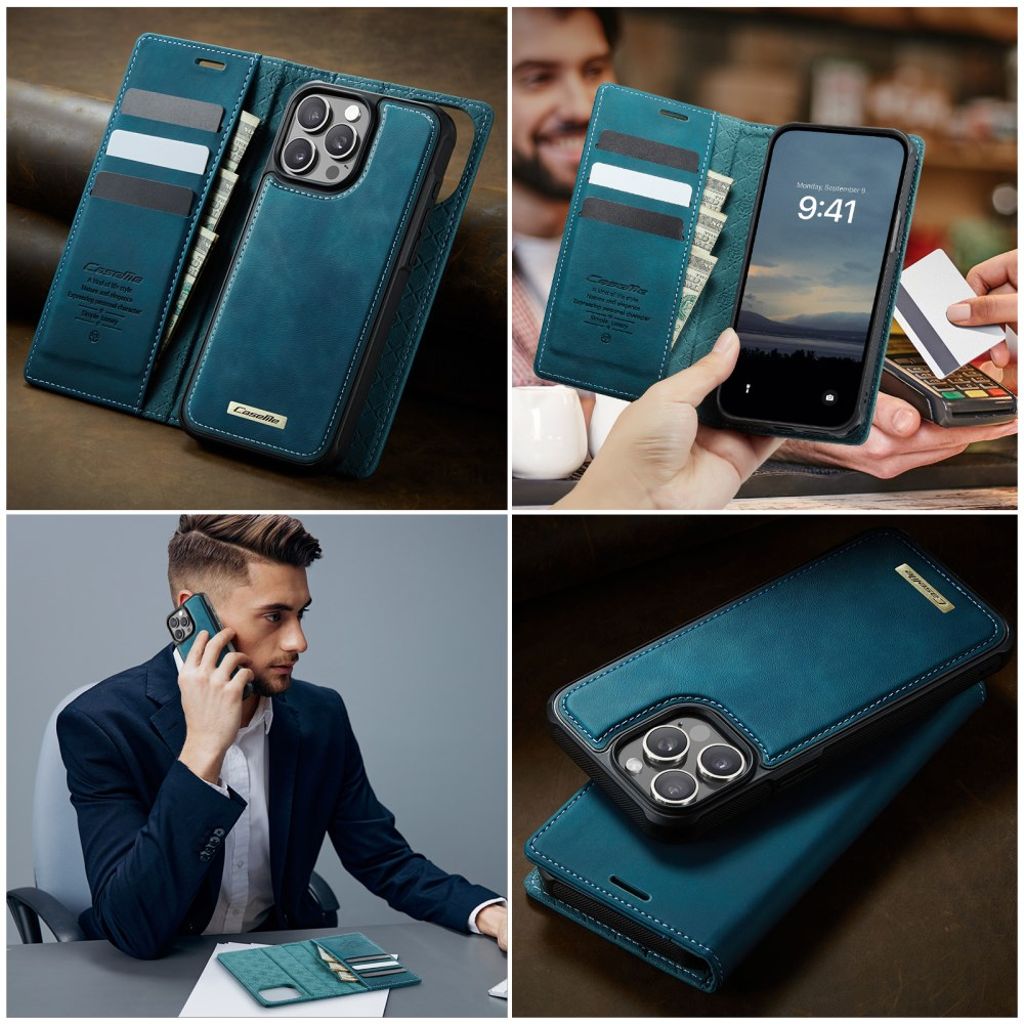 CaseMe iPhone 14 Pro Etui C49 Series Grønn