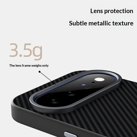 ABEEL Google Pixel 11 Pro Deksel Kolfibertekstur MagSafe Svart
