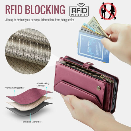 CaseMe iPhone 16e/iPhone 17e Etui C36 Series Rød