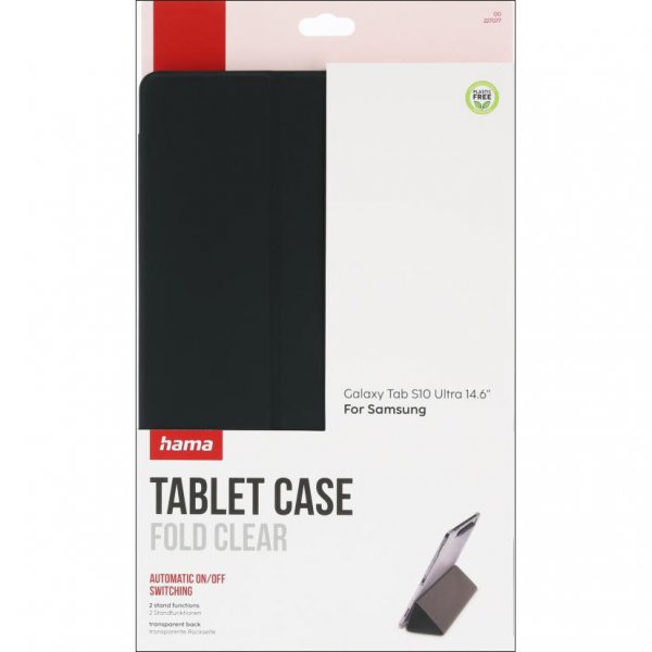 Hama Samsung Galaxy Tab S10 Ultra Etui Fold Clear Svart