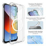 Lc.Imeeke Xiaomi Redmi A7 Pro Etui Airbag MagSafe Klar