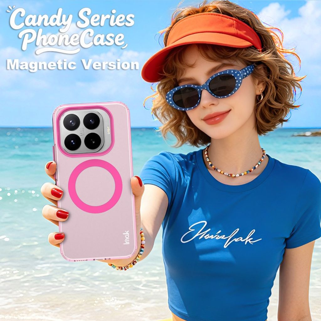 Imak Xiaomi 17T Pro Deksel Candy Color MagSafe Rosa
