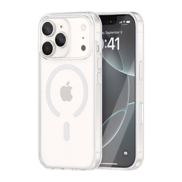 Rvelon iPhone 17 Pro Max Deksel Transparent MagSafe Transparent