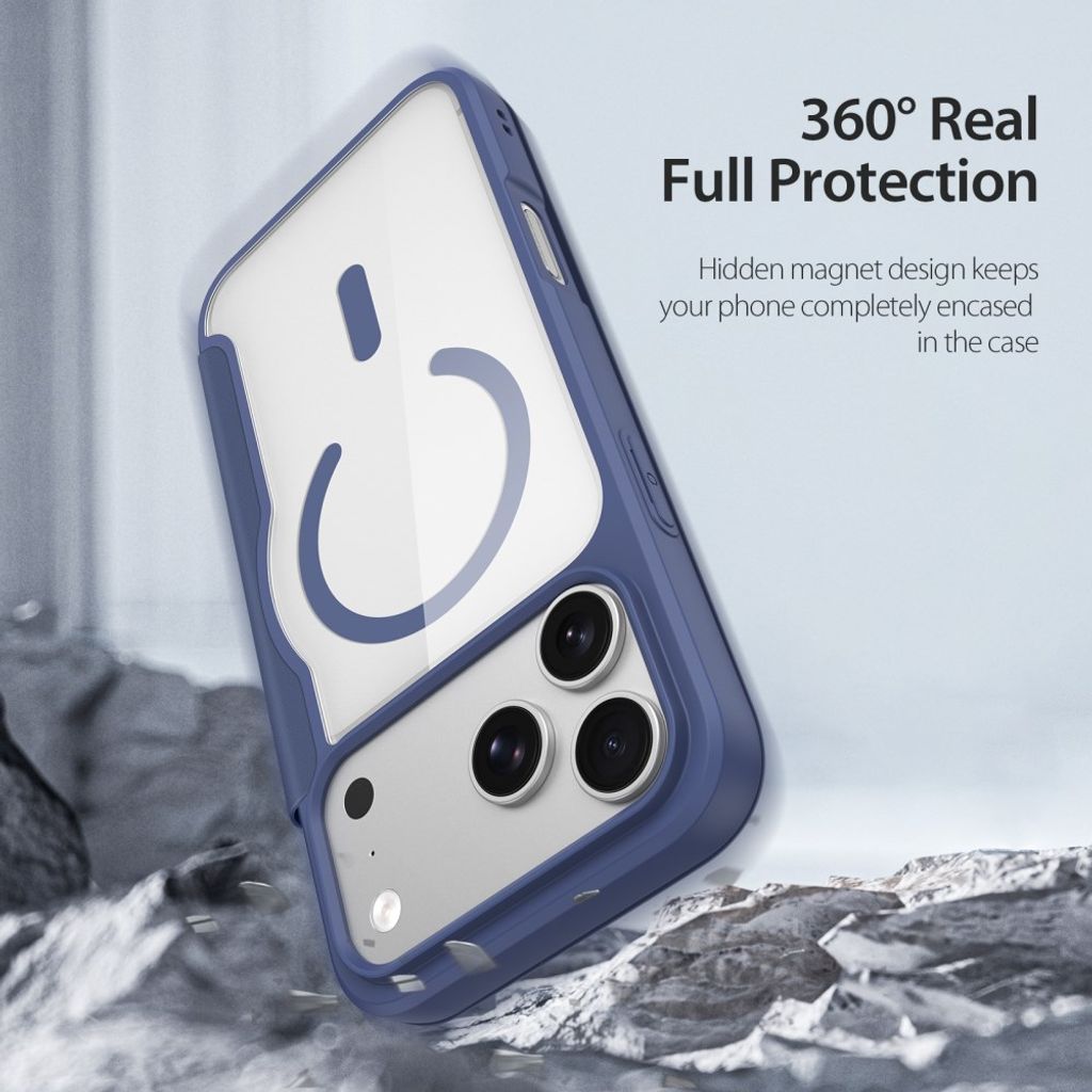Dux Ducis iPhone 17 Pro Max/iPhone 18 Pro Max Etui Skin X Pro Series MagSafe Blå