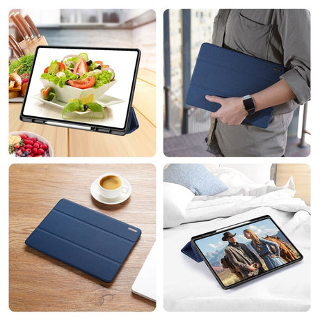 Dux Ducis Samsung Galaxy Tab S11 Ultra/S12 Ultra Etui DOMO Series Blå