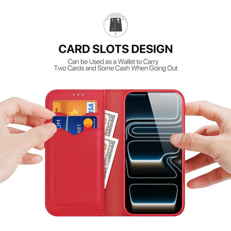 Dux Ducis iPhone 17 Pro Max/iPhone 18 Pro Max Etui Hivo Series Rød