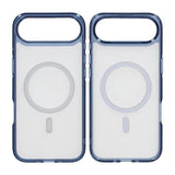 iPhone Air Deksel TPU MagSafe Blå Transparent