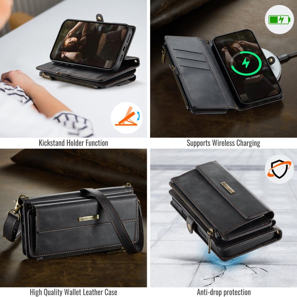 CaseMe iPhone 17 Pro Max/iPhone 18 Pro Max Etui C39 Series Svart