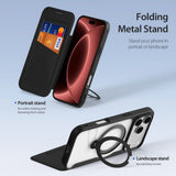 Dux Ducis iPhone 17 Pro Max/18 Pro Max Etui Skin X Pro Series Kickstand MagSafe Svart