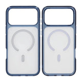 iPhone 17 Pro Deksel Transparent MagSafe Blå