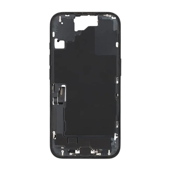 Midtre ramme med smådeler til iPhone 16 - Svart OEM