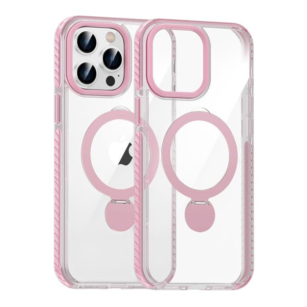 iPhone 14 Pro Max Deksel Ring Stand MagSafe Rosa