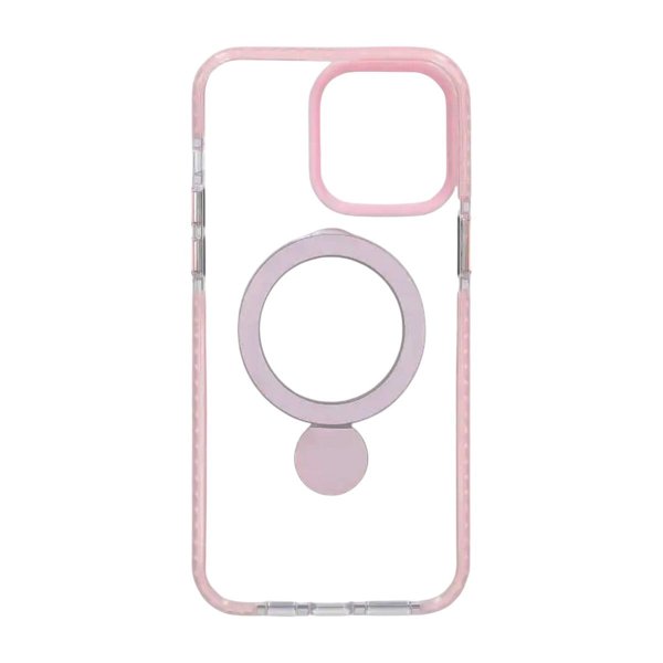 iPhone 15 Pro Max Deksel Ring Stand MagSafe Rosa