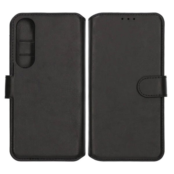 Rvelon Samsung Galaxy S25 Edge Etui 4 Kortlomme Svart