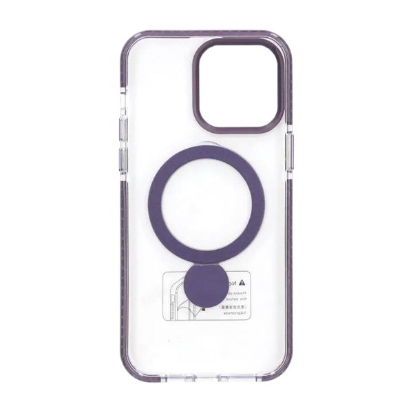 iPhone 15 Pro Deksel Ring Stand MagSafe Lilla