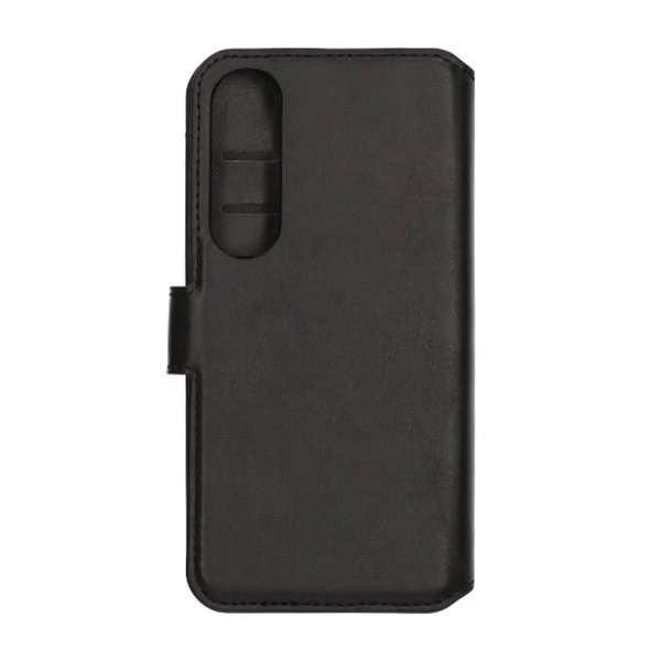 Rvelon Samsung Galaxy S25 Edge Etui 4 Kortlomme Avtakbart deksel Svart