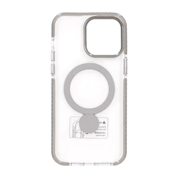 iPhone 15 Pro Deksel Ring Stand MagSafe Transparent