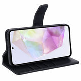 Nordic Covers Samsung Galaxy A35 Etui Essential Leather Raven Black