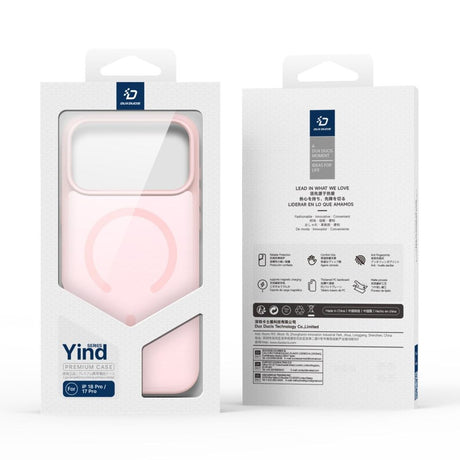 Dux Ducis iPhone 17 Pro/iPhone 18 Pro Deksel Yind Series MagSafe Rosa