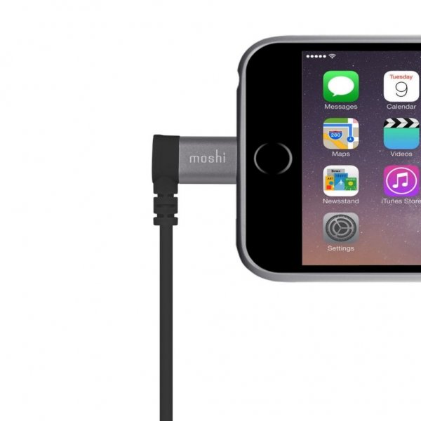 Moshi Lightning til USB -kabel Vinklet 1.5 m