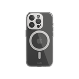 Moshi iPhone 15 Pro Deksel iGlaze MagSafe Luna Silver