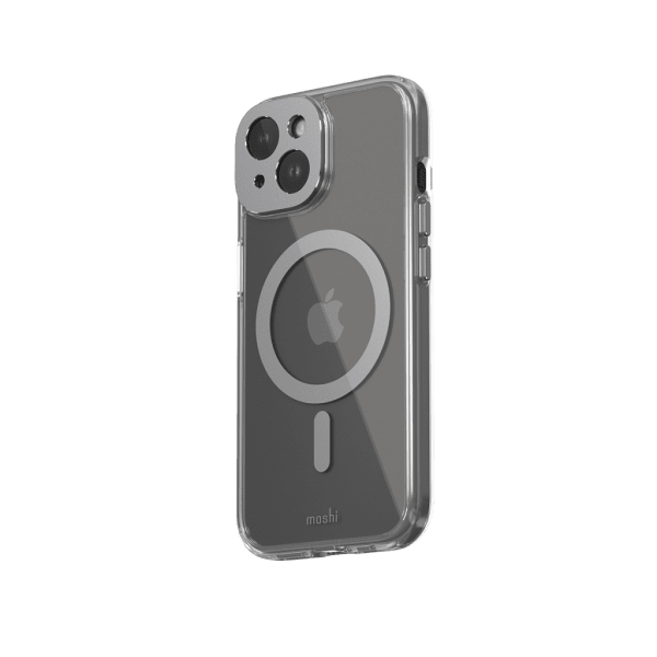 Moshi iPhone 15 Deksel iGlaze MagSafe Meteorite Gray