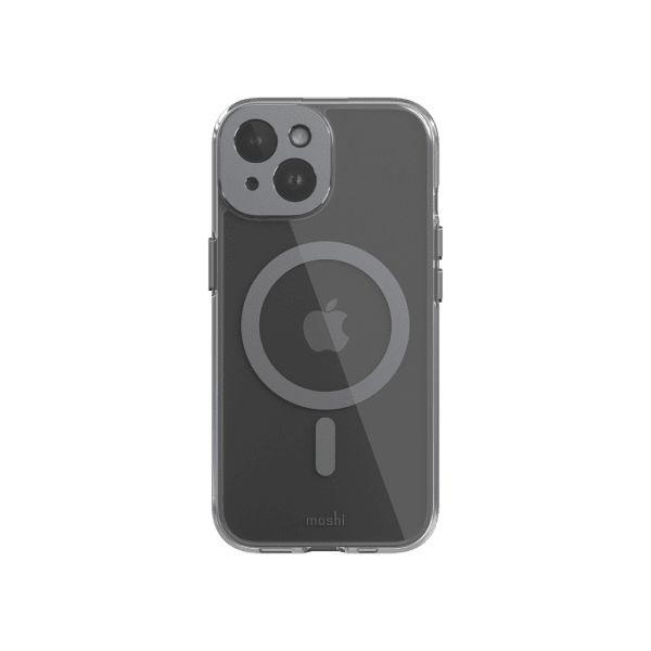 Moshi iPhone 15 Deksel iGlaze MagSafe Meteorite Gray