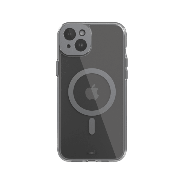 Moshi iPhone 15 Plus Deksel iGlaze MagSafe Meteorite Gray