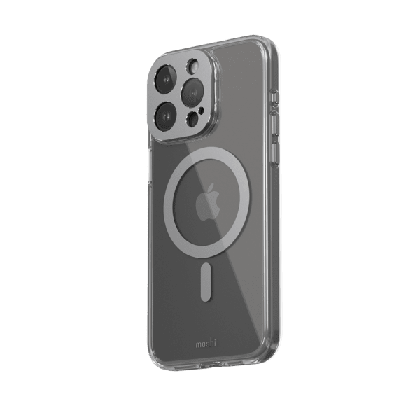 Moshi iPhone 15 Pro Max Deksel iGlaze MagSafe Meteorite Gray