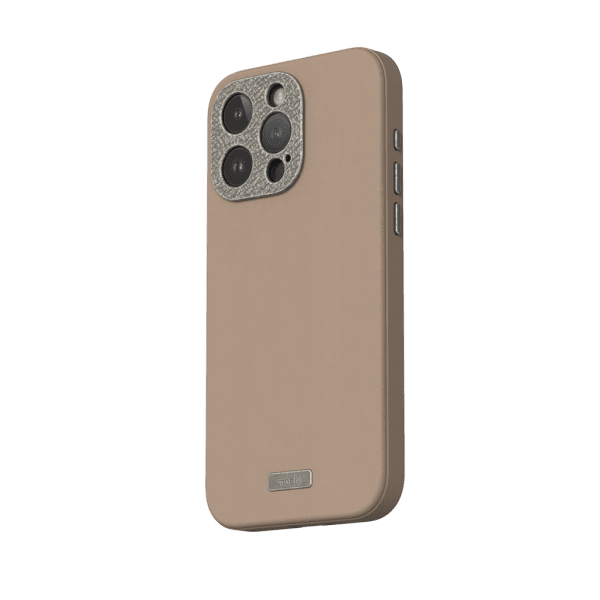 Moshi iPhone 15 Pro Max Deksel Napa MagSafe Woodsmoke Brown