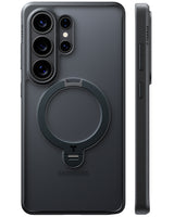 Torras Samsung Galaxy S26 Ultra Deksel Ostand Q3 Spin Obsidian Black
