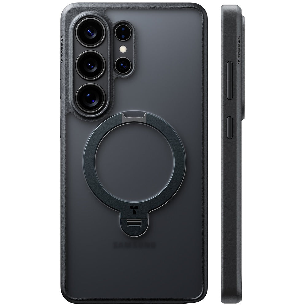 Torras Samsung Galaxy S26 Ultra Deksel Ostand Q3 Spin Obsidian Black