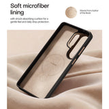 Torras Samsung Galaxy S26 Ultra Deksel Ostand Q3 Vegskin Obsidian Black
