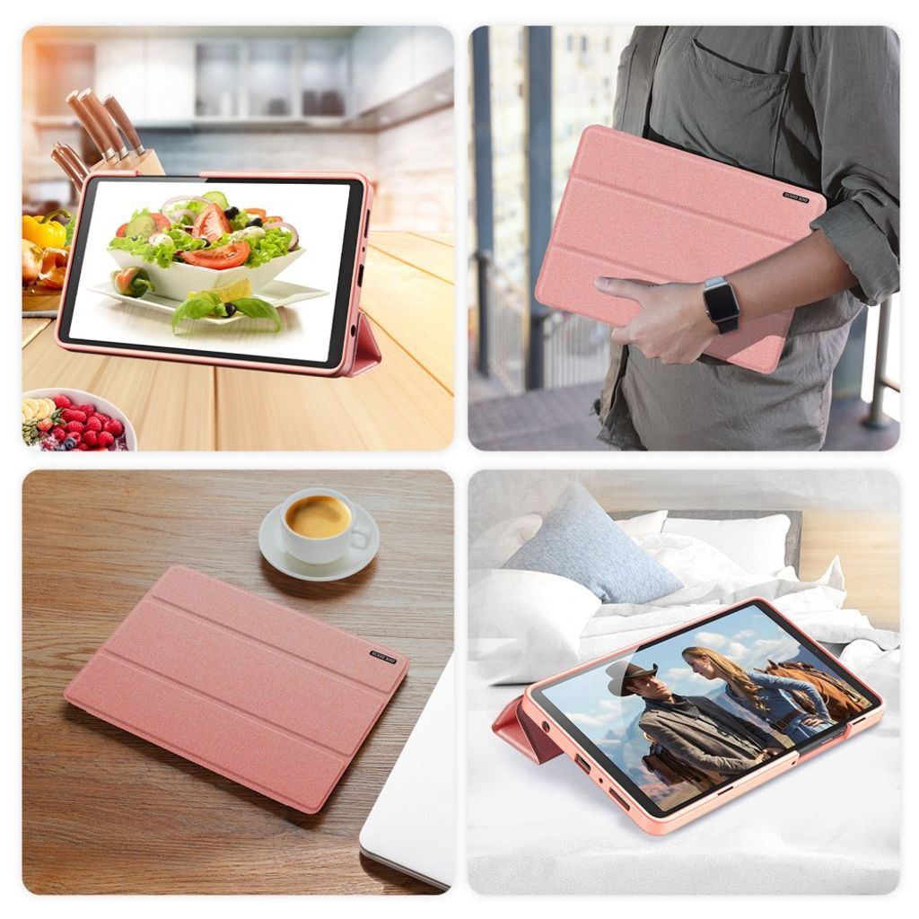 Dux Ducis Samsung Galaxy Tab A9/Galaxy Tab A11 Etui DOMO Series Rosa