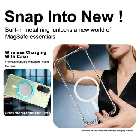 Lc.Imeeke Xiaomi Redmi A7 Pro Etui Airbag MagSafe Klar