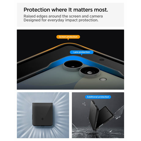 Spigen Samsung Galaxy Z Flip 8 Deksel Air Fit Pro MagFit Svart