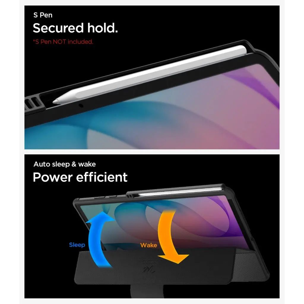 Spigen Samsung Galaxy Tab S12 Plus Etui Rugged Armor Pro Svart