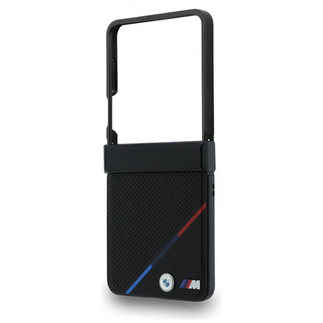 BMW Samsung Galaxy Z Flip 8 Deksel Tricolor Stripe Svart